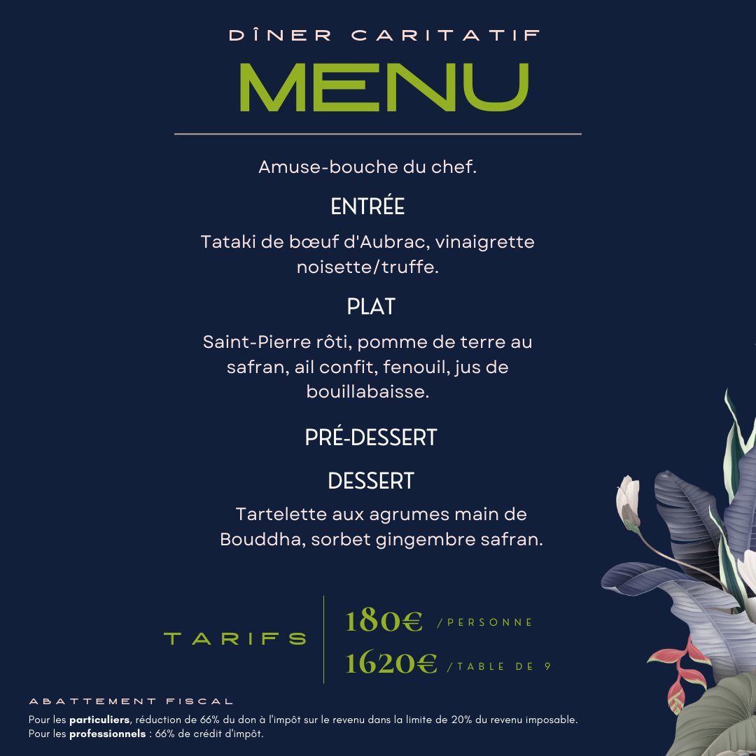 Menu St Valentin 2025 Le Cloître Marseille restaurant